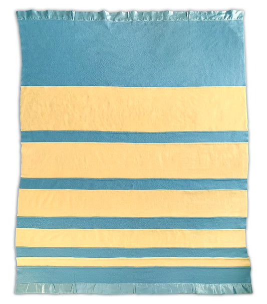 Blue and Yellow Blanket