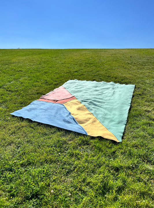 Rainbow Wedge Blanket